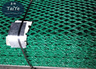بولي كلوريد الفينيل مغلفة سلامة شبكة السياج اللون الأخضر قوة عالية للحماية ضد السرقة